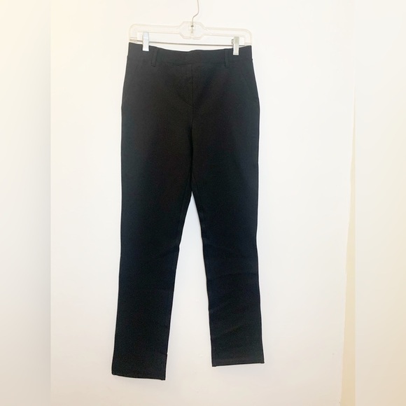 NWT QUINCE ultra stretch Ponte straight leg pant black 👖♥️👖 - Picture 3 of 13